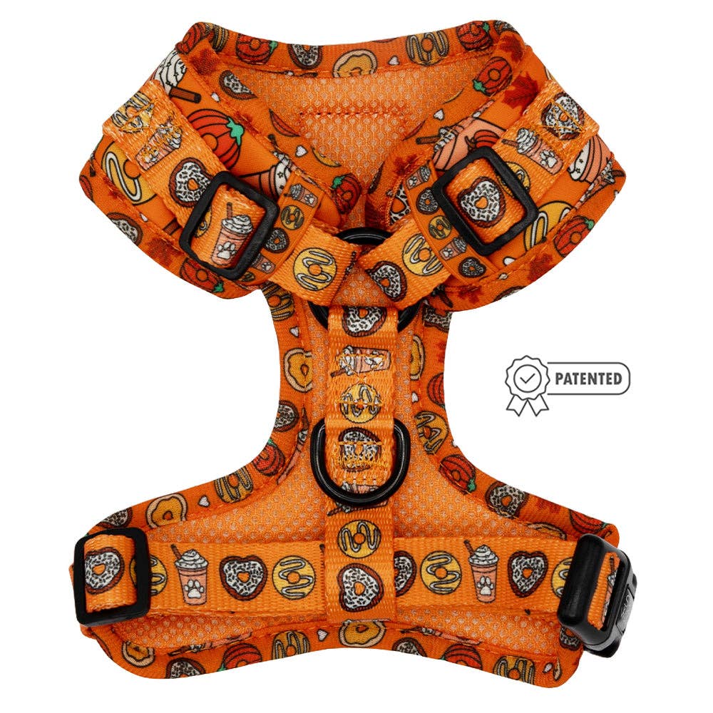 PUPkin Spice and Donuts Dog Harness