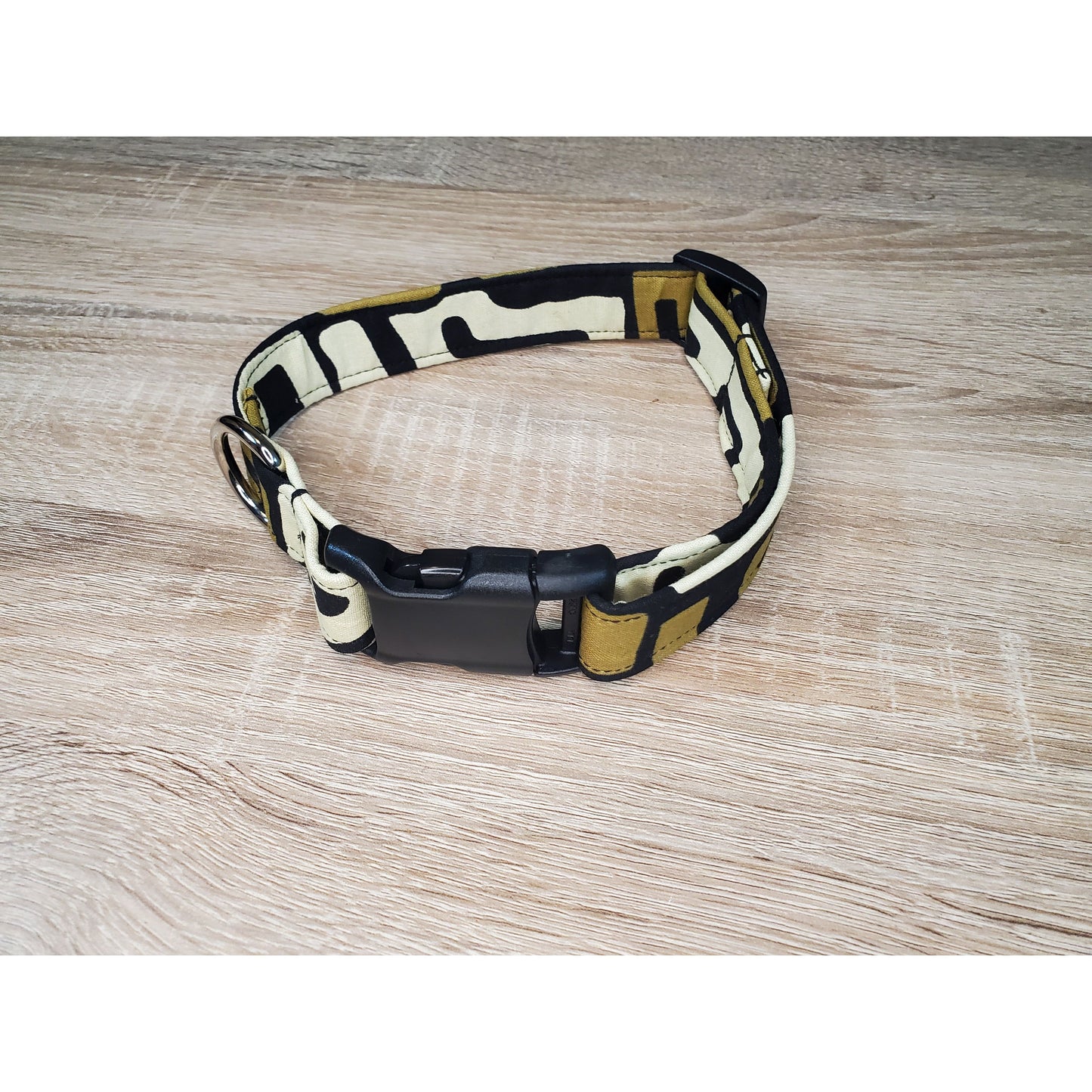 Ancestors Speak Dog Collar - Olive/Wine