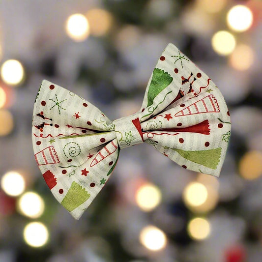 Tall Holiday Trees Bowtie