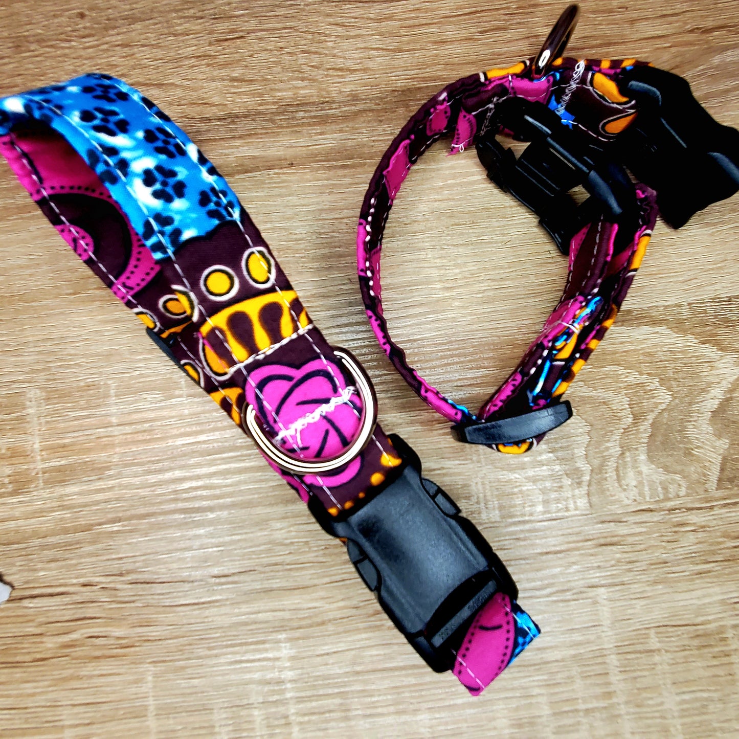 Pink Pup Royalty Collar and Bowtie Set