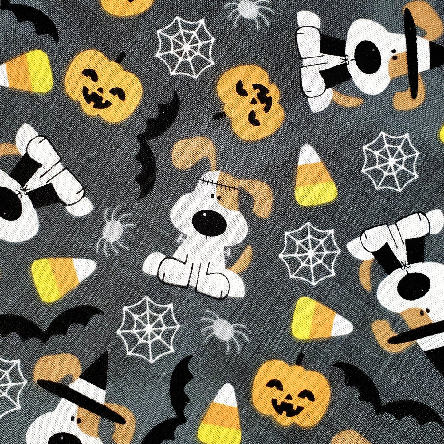 Halloween Collar - Puppies, pumpkins, and spiders, OH MY!