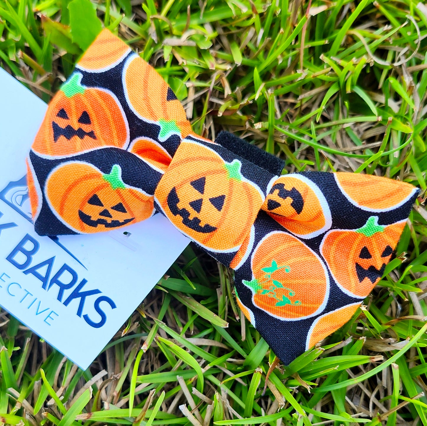 Jack-O-Lantern, Halloween Dog Bow Tie