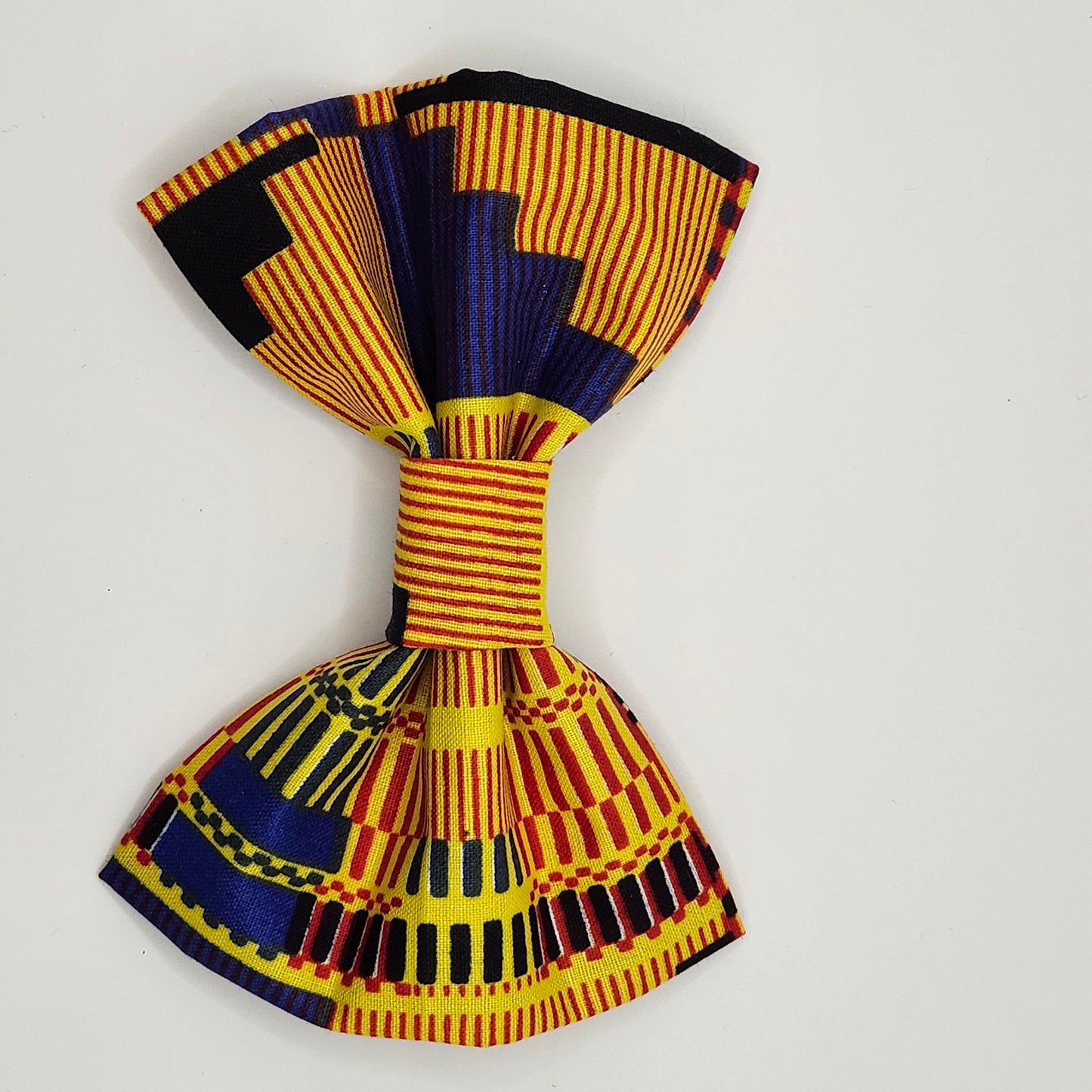 Black History 365 Kente Bowtie Purple/Gold