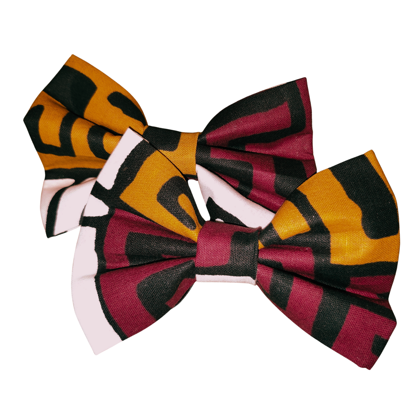 Ancestors Speak Dog Bowtie - Butterscotch/Wine