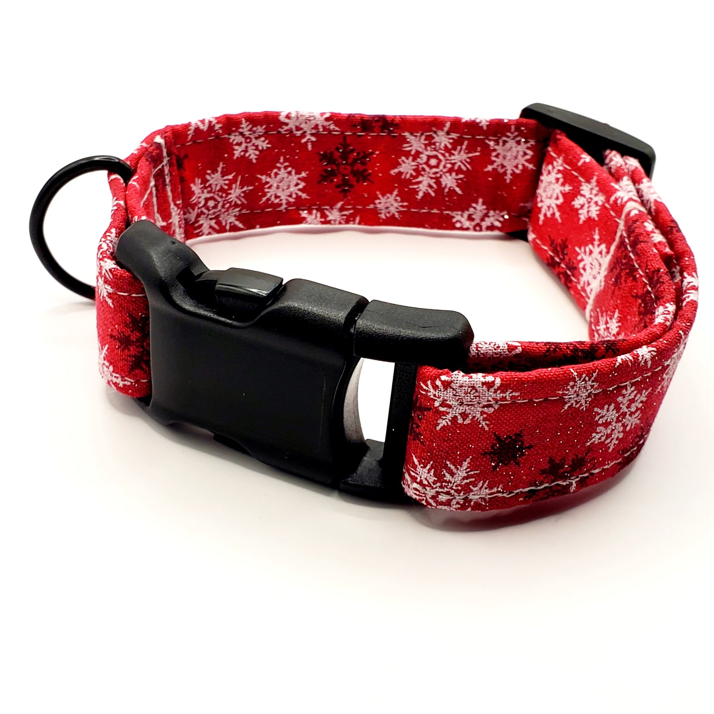 Snowflakes and Sparkle Dog Collar