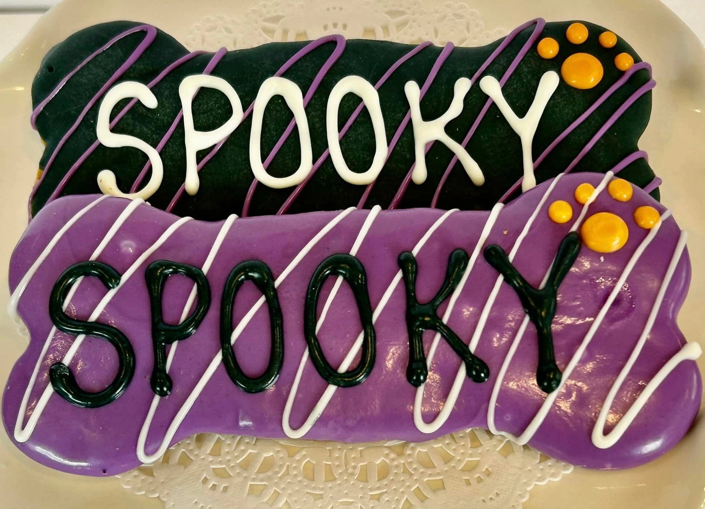 Spooky 6"Dog Bones -Purple