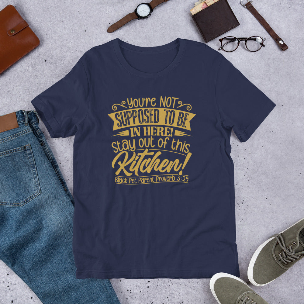 Get Out of the Kitchen! T-shirt - Blue