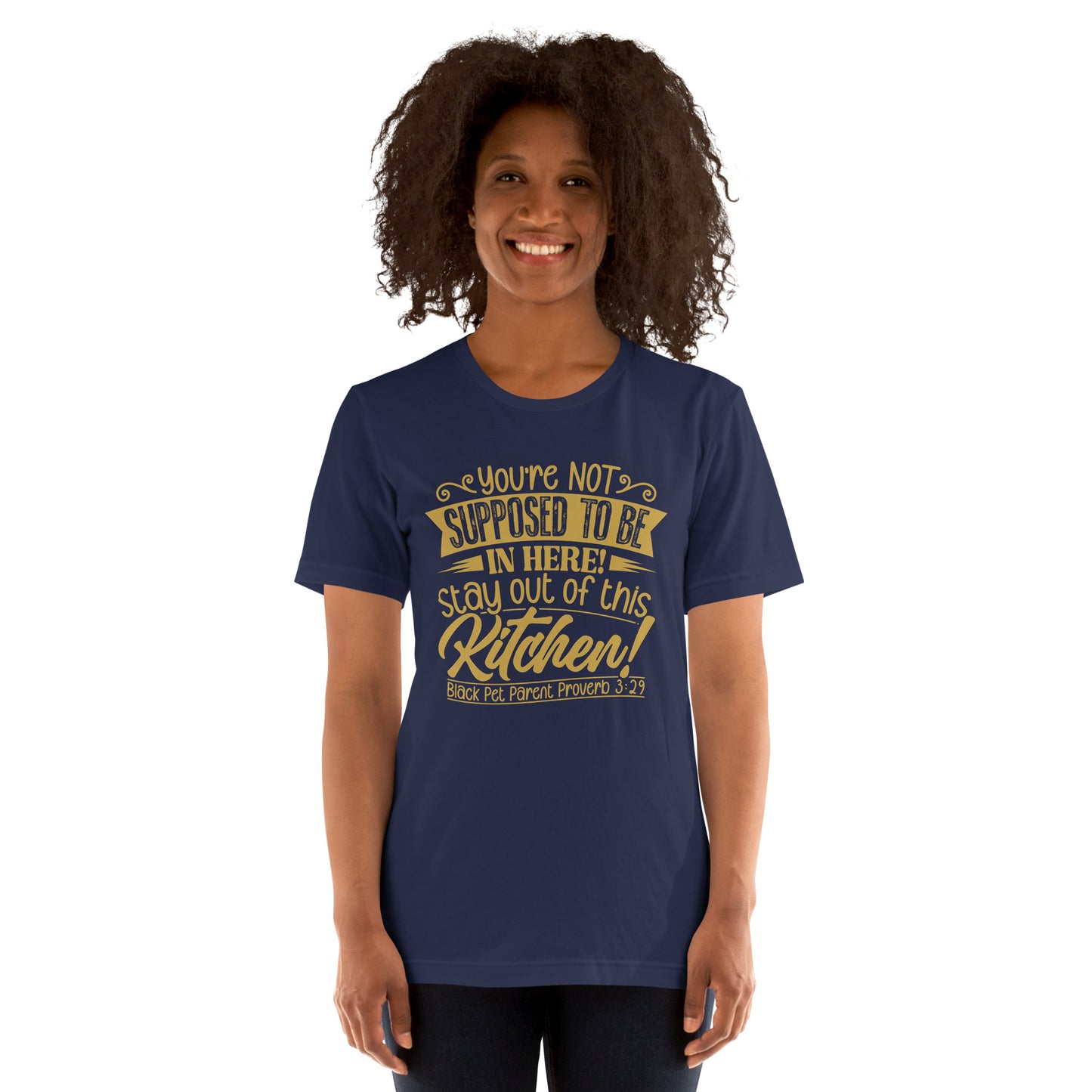 Get Out of the Kitchen! T-shirt - Blue